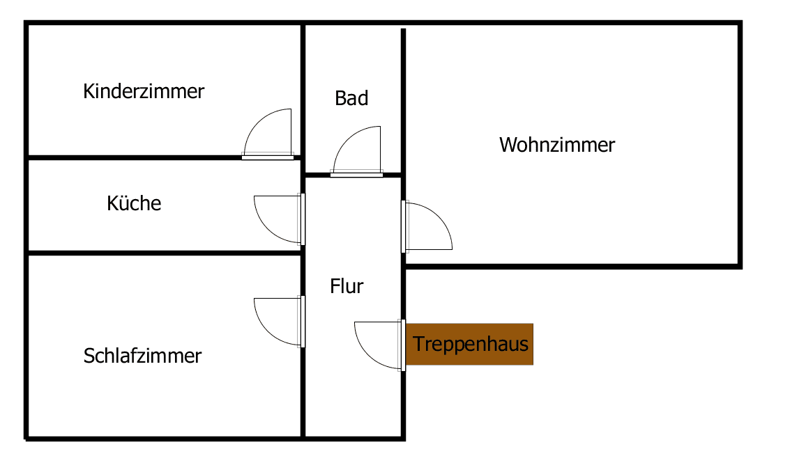 Pronájem bytu 2+1 50 m², Straße des Aufbaus 4, Borna, Sasko Pronájem bytu 2+1 50 m², Straße des Aufbaus 4, Borna, Sasko