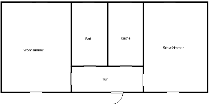 Pronájem bytu 2+1 50 m², Straße des Aufbaus 4, Borna, Sasko Pronájem bytu 2+1 50 m², Straße des Aufbaus 4, Borna, Sasko