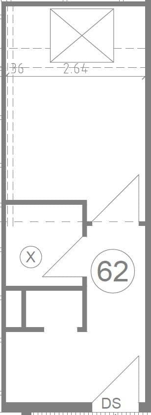 Pronájem bytu 1+1 18 m², Heinrich-Lanz-Straße 23-27, Mannheim, Bádensko-Württembersko Pronájem bytu 1+1 18 m², Heinrich-Lanz-Straße 23-27, Mannheim, Bádensko-Württembersko
