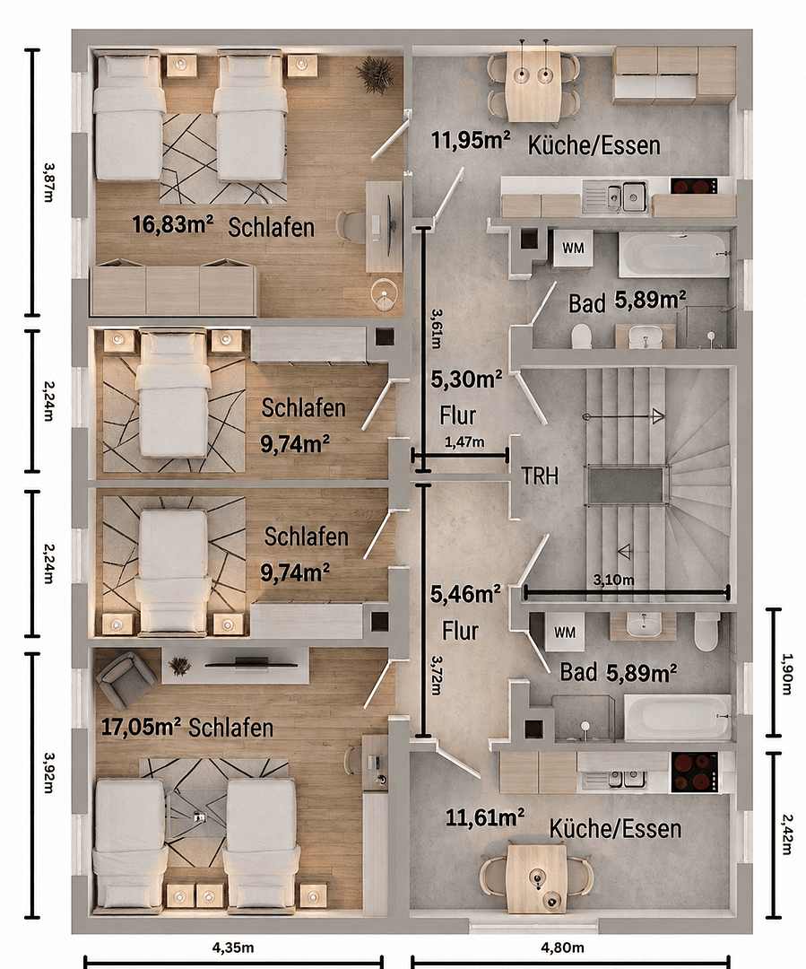 Pronájem bytu 2+1 50 m², Lindenthaler Hauptstraße 79, Leipzig, Sasko Pronájem bytu 2+1 50 m², Lindenthaler Hauptstraße 79, Leipzig, Sasko