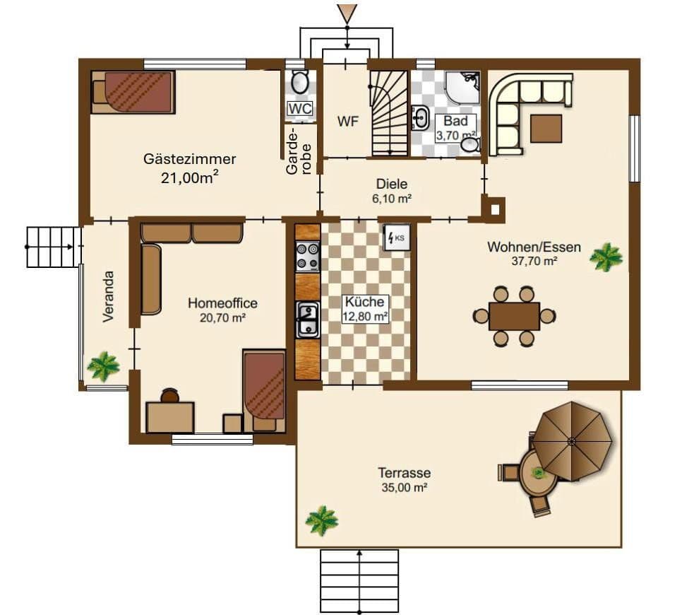 Pronájem domu 150 m², pozemek 1.000 m², Bammental, Bádensko-Württembersko Pronájem domu 150 m², pozemek 1.000 m², Bammental, Bádensko-Württembersko