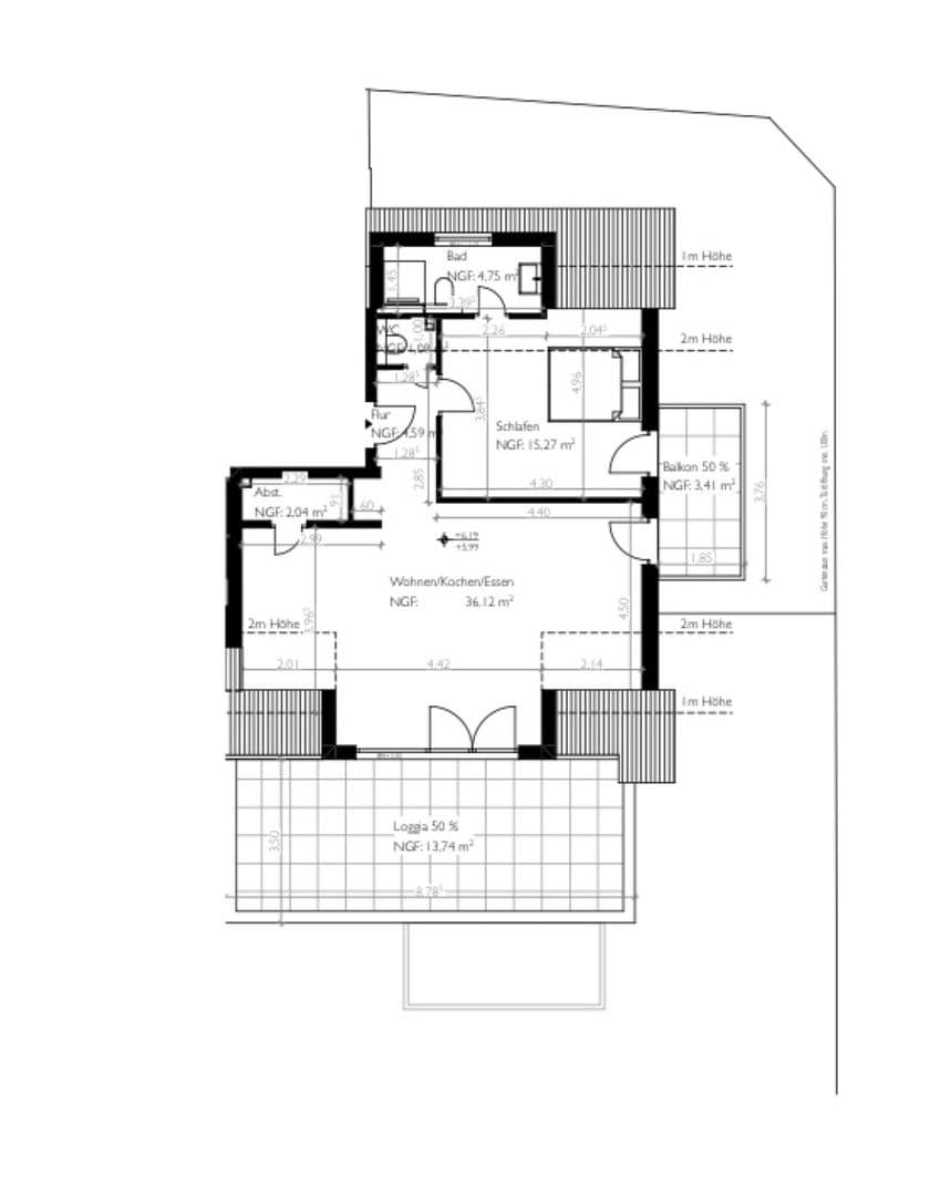 Pronájem bytu 2+kk 92 m², Graslitzerstraße 16a, Aschaffenburg, Bavorsko Pronájem bytu 2+kk 92 m², Graslitzerstraße 16a, Aschaffenburg, Bavorsko