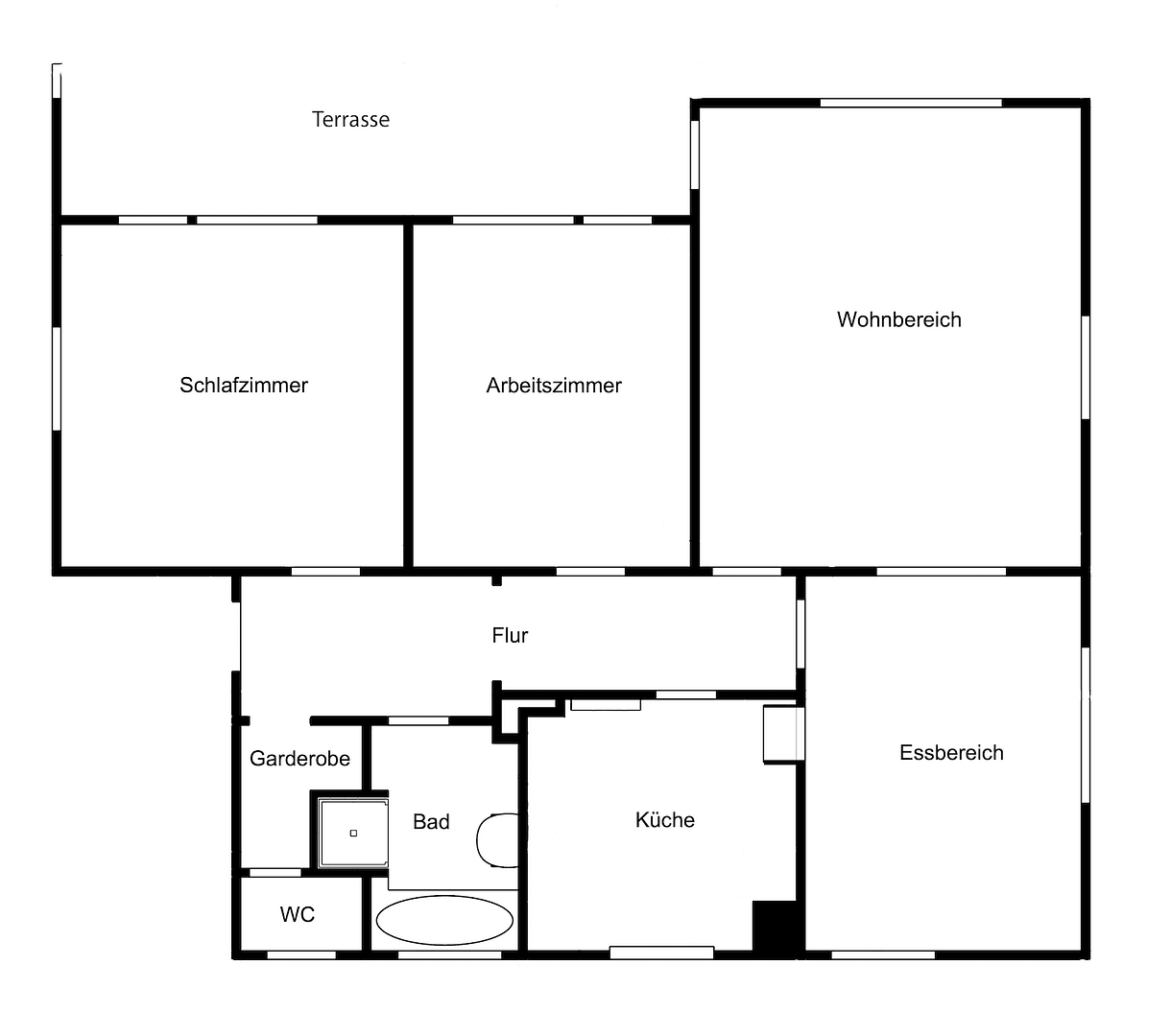 Pronájem bytu 3+kk 98 m², Trossingen, Bádensko-Württembersko Pronájem bytu 3+kk 98 m², Trossingen, Bádensko-Württembersko