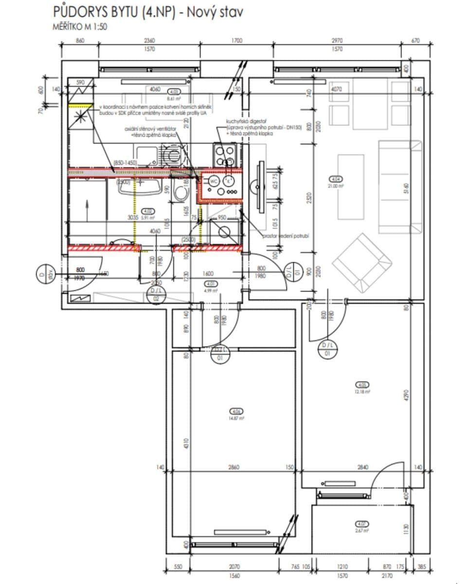 Pronájem bytu 3+1 71 m², Černá, Opava, Moravskoslezský kraj Pronájem bytu 3+1 71 m², Černá, Opava, Moravskoslezský kraj