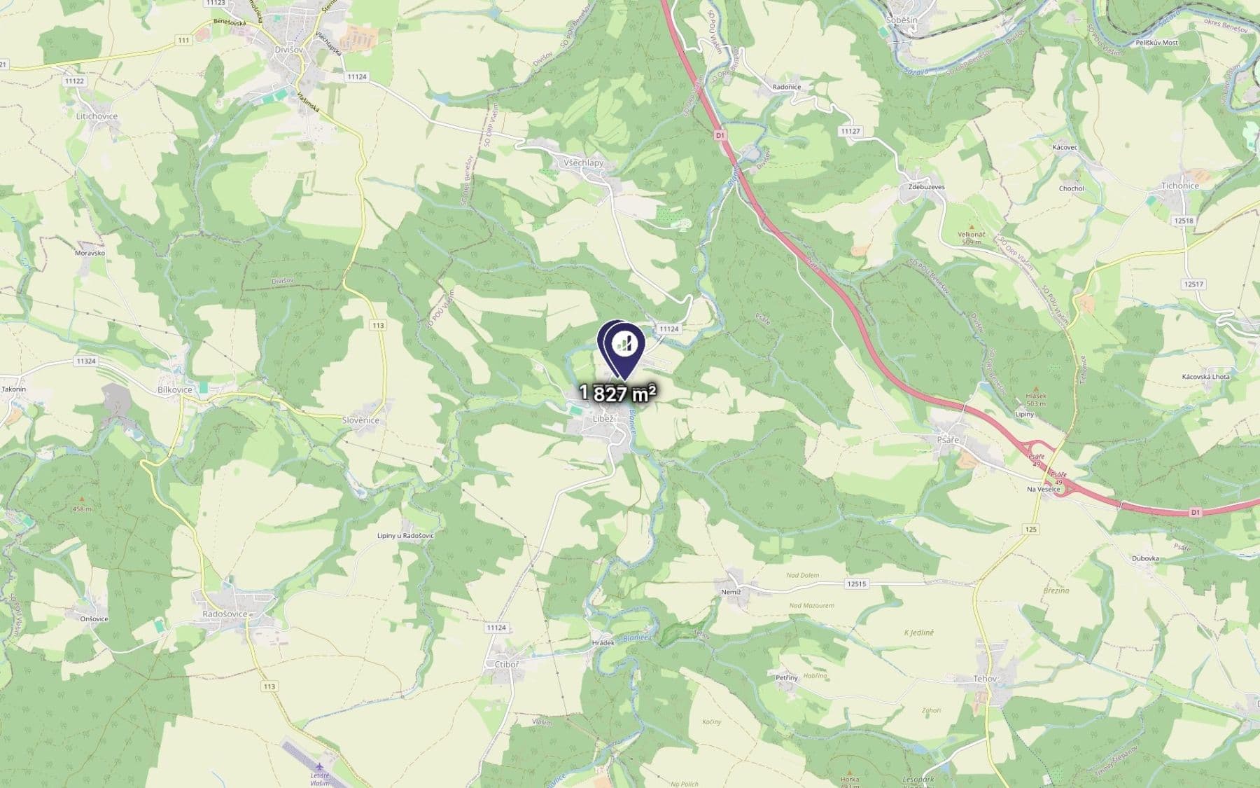 Prodej pozemku 2.586 m², Libež, Středočeský kraj Prodej pozemku 2.586 m², Libež, Středočeský kraj
