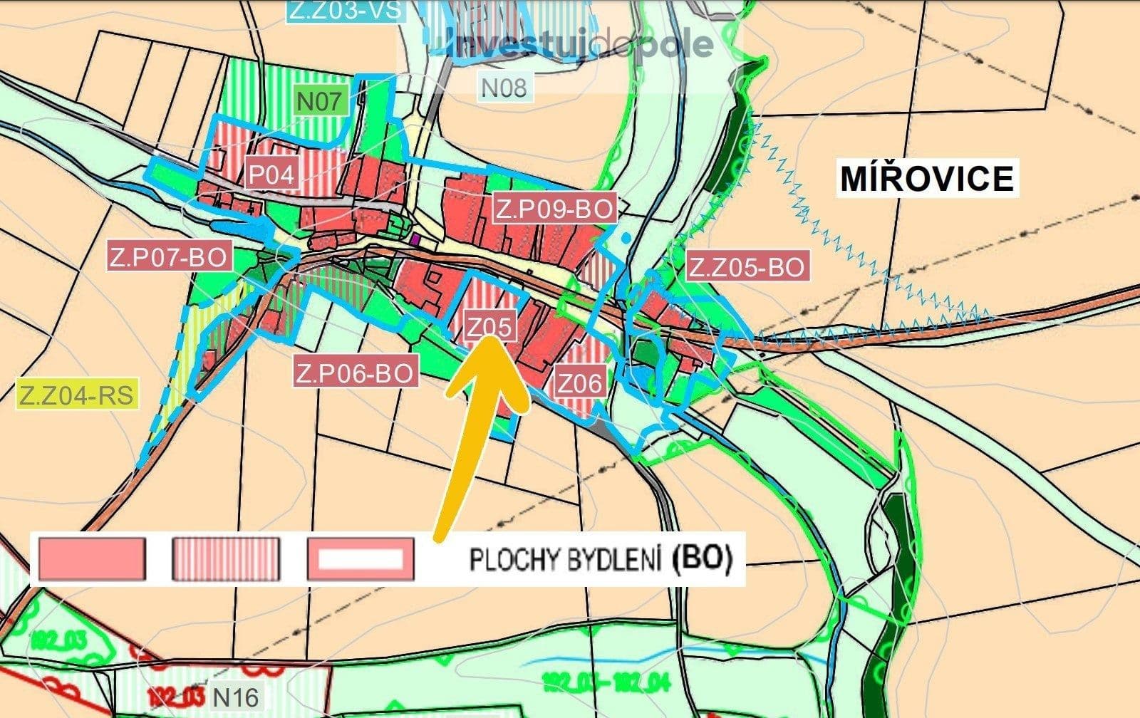 Prodej pozemku 370 m², Ves Touškov, Plzeňský kraj Prodej pozemku 370 m², Ves Touškov, Plzeňský kraj