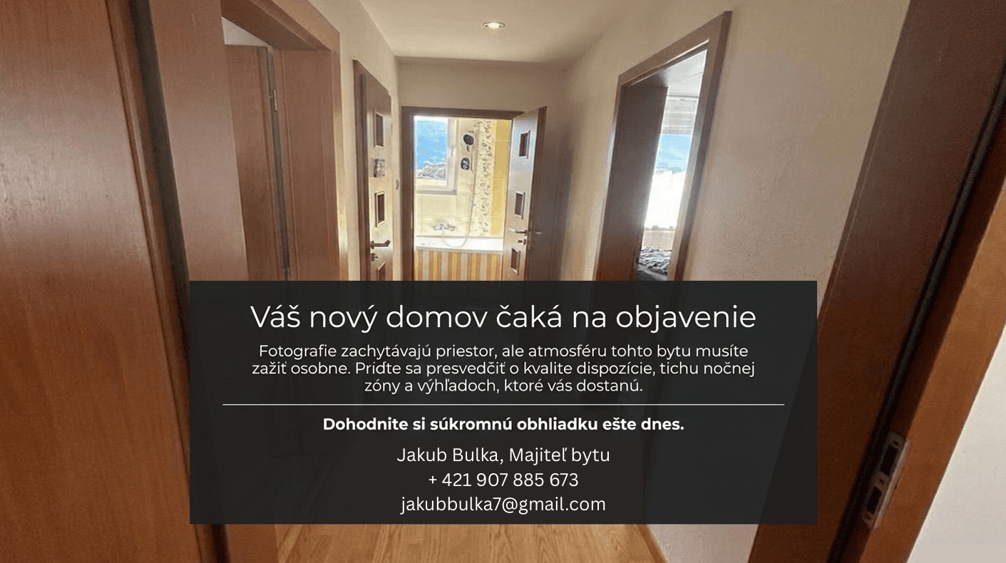 Prodej bytu 4+1 85 m², J. Alexyho, Martin, Žilinský kraj Prodej bytu 4+1 85 m², J. Alexyho, Martin, Žilinský kraj