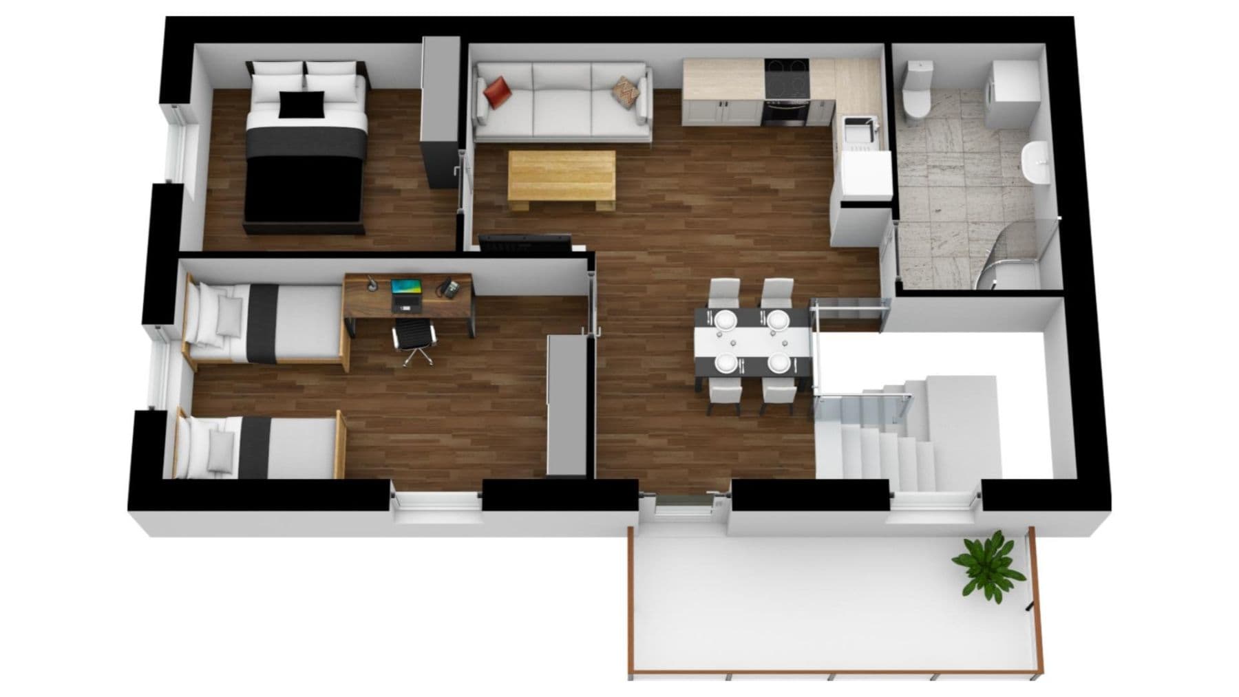 Pronájem bytu 3+kk 73 m², Pod Borným, Doksy, Liberecký kraj Pronájem bytu 3+kk 73 m², Pod Borným, Doksy, Liberecký kraj