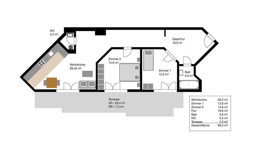 Pronájem bytu 3+1 89 m², Ernst Thälmann Str. 39, Heidenau, Sasko Pronájem bytu 3+1 89 m², Ernst Thälmann Str. 39, Heidenau, Sasko