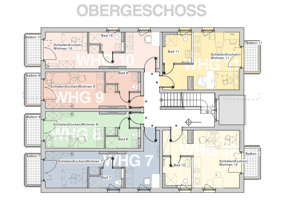 Pronájem bytu 1+1 29 m², Cappeler Straße 34, Marburg, Hessen Pronájem bytu 1+1 29 m², Cappeler Straße 34, Marburg, Hessen