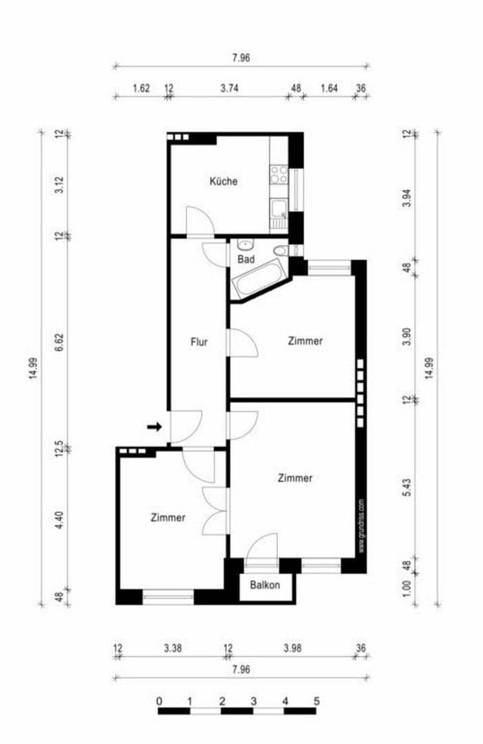 Prodej bytu 3+1 80 m², Lokstedter Weg 104, Hamburg, Hamburg Prodej bytu 3+1 80 m², Lokstedter Weg 104, Hamburg, Hamburg