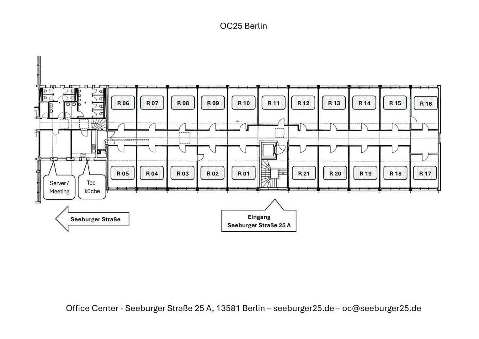 Pronájem kanceláře 31 m², Seeburger Str. 25 A, Berlin, Berlín Pronájem kanceláře 31 m², Seeburger Str. 25 A, Berlin, Berlín