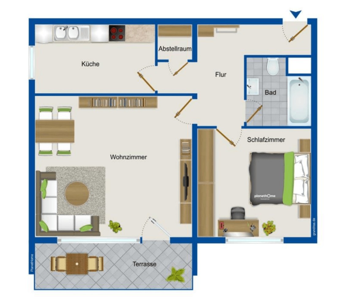 Pronájem bytu 2+1 71 m², Berlinallee 13, Hockenheim, Bádensko-Württembersko Pronájem bytu 2+1 71 m², Berlinallee 13, Hockenheim, Bádensko-Württembersko
