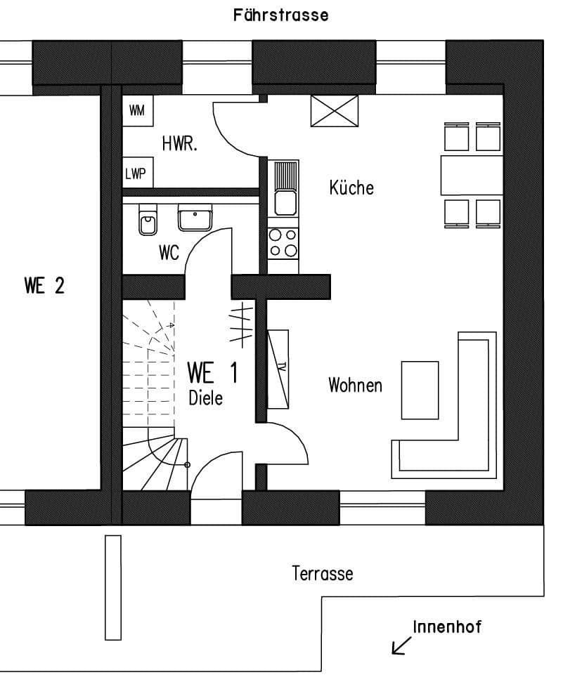Pronájem domu 112 m², pozemek 130 m², Fährstraße 9, Reihenhaus 1 -, Bad Dürrenberg, Sasko-Anhaltsko Pronájem domu 112 m², pozemek 130 m², Fährstraße 9, Reihenhaus 1 -, Bad Dürrenberg, Sasko-Anhaltsko