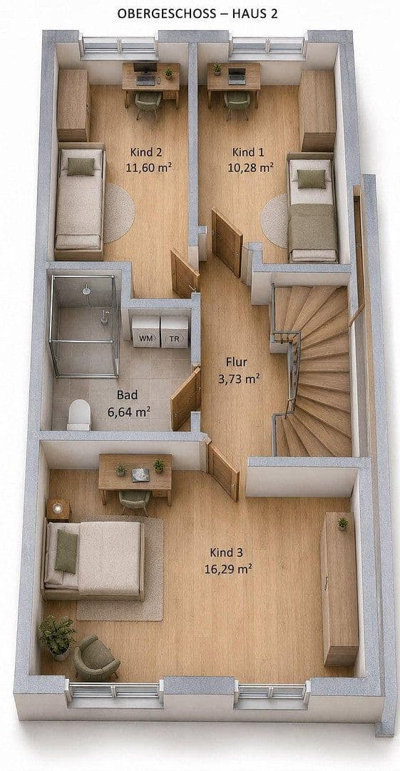 Prodej domu 144 m², pozemek 140 m², Nauheim, Hessen Prodej domu 144 m², pozemek 140 m², Nauheim, Hessen