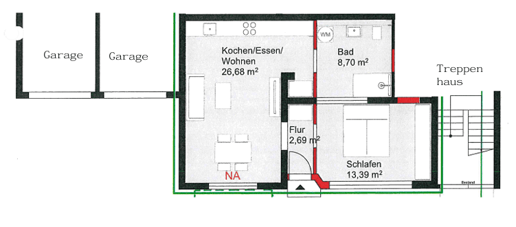Pronájem bytu 2+1 52 m², Bretten, Bádensko-Württembersko Pronájem bytu 2+1 52 m², Bretten, Bádensko-Württembersko