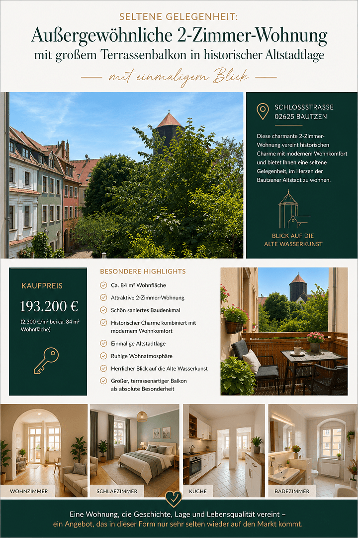 Prodej bytu 2+1 84 m², Budyšín, Sasko Prodej bytu 2+1 84 m², Budyšín, Sasko