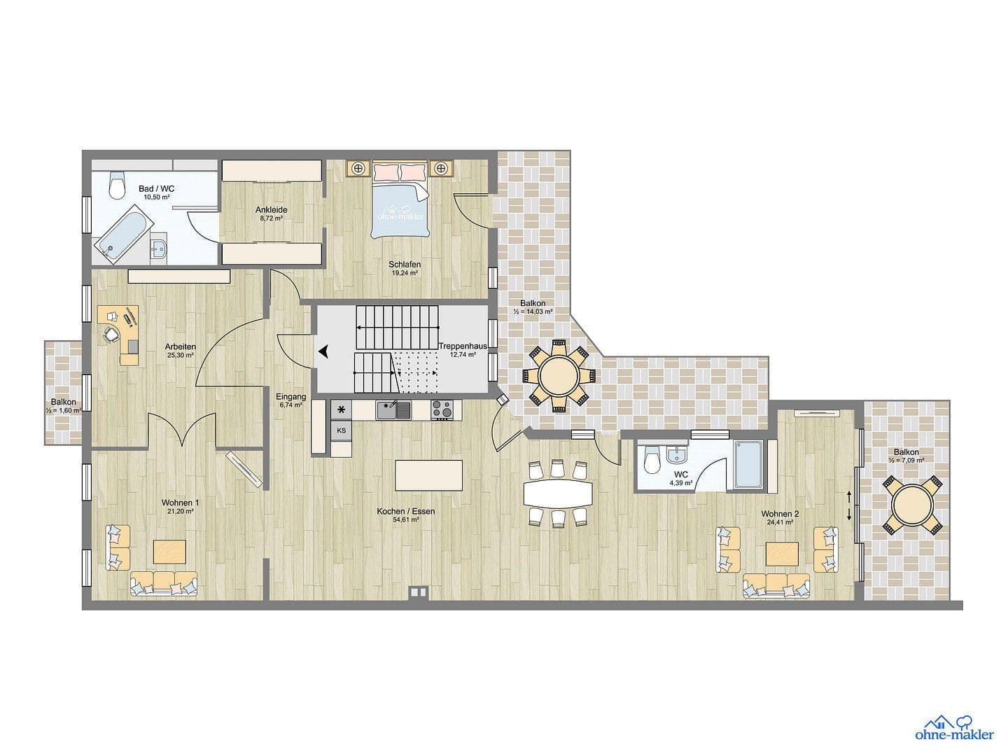 Prodej bytu 3+1 199 m², Karlsruhe, Bádensko-Württembersko Prodej bytu 3+1 199 m², Karlsruhe, Bádensko-Württembersko