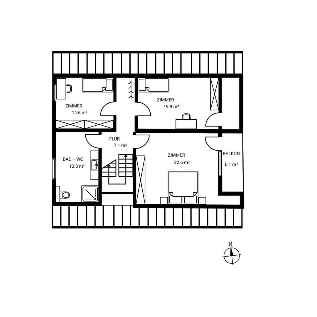 Prodej domu 214 m², pozemek 749 m², Welfenstraße 9, Untermeitingen, Bavorsko Prodej domu 214 m², pozemek 749 m², Welfenstraße 9, Untermeitingen, Bavorsko