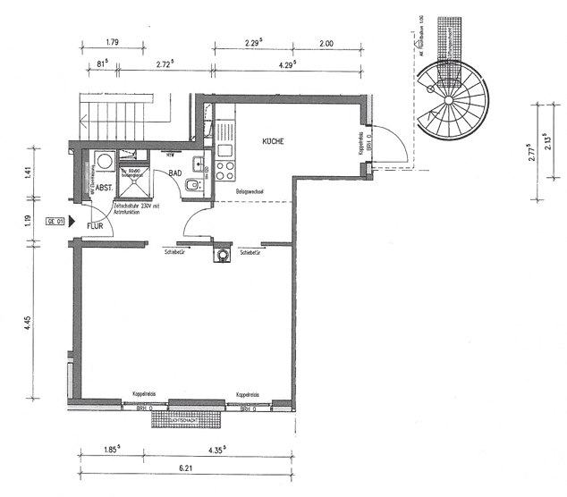 Pronájem bytu 1+1 51 m², Fuchstanzstr. 30, Frankfurt, Hessen Pronájem bytu 1+1 51 m², Fuchstanzstr. 30, Frankfurt, Hessen