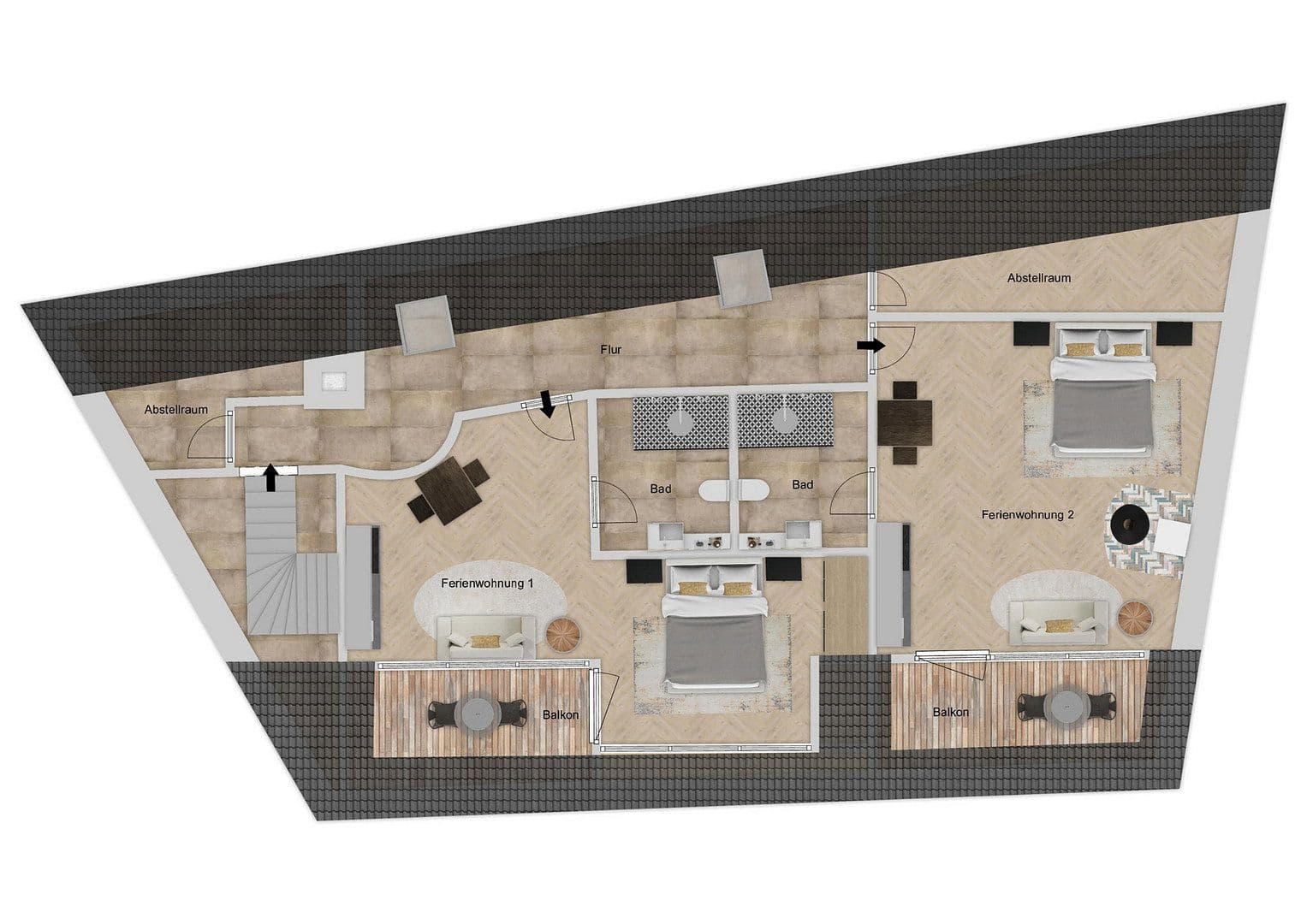 Pronájem bytu 5+1 177 m², Albersweiler, Porýní-Falc Pronájem bytu 5+1 177 m², Albersweiler, Porýní-Falc