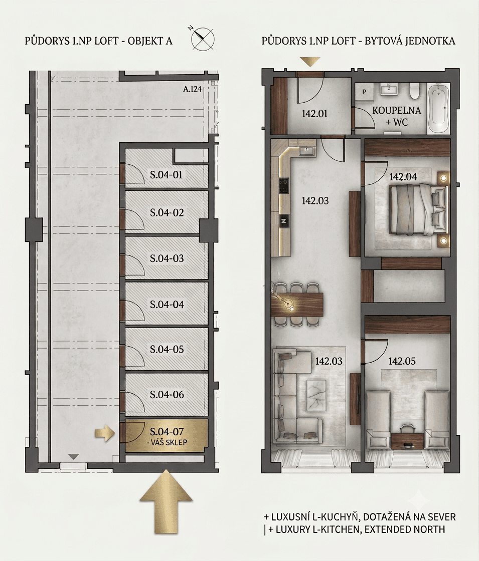 Pronájem bytu 3+kk 73 m², Kolbenova, Praha, Praha Pronájem bytu 3+kk 73 m², Kolbenova, Praha, Praha