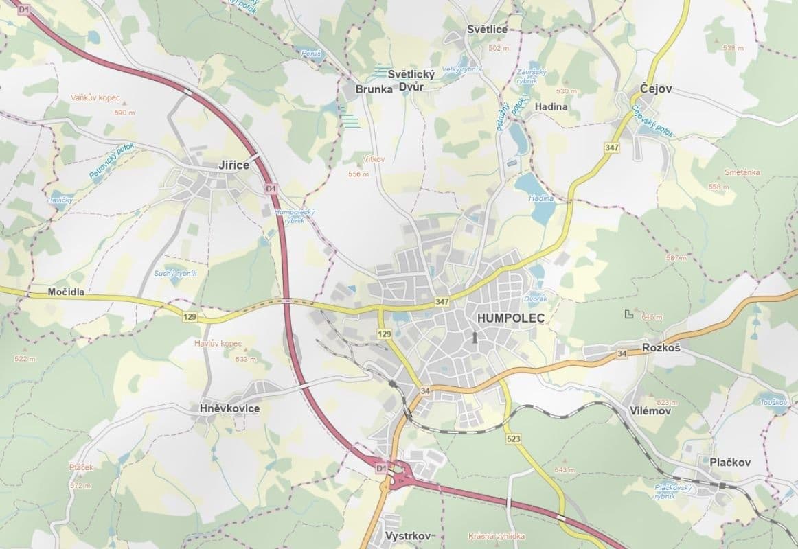 Prodej pozemku 835 m², Humpolec, Kraj Vysočina Prodej pozemku 835 m², Humpolec, Kraj Vysočina