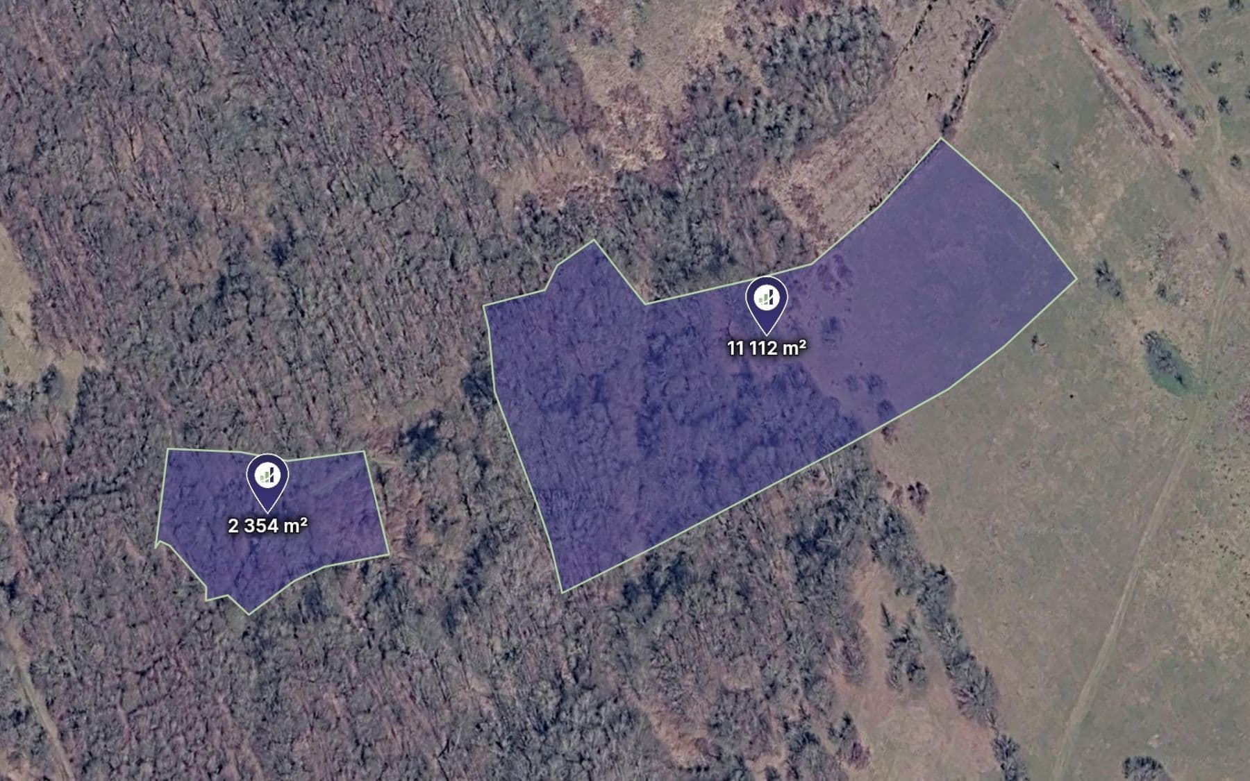Prodej pozemku 13.466 m², Petrůvka, Zlínský kraj Prodej pozemku 13.466 m², Petrůvka, Zlínský kraj