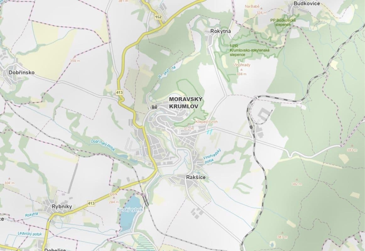 Prodej pozemku 1.101 m², Moravský Krumlov, Jihomoravský kraj Prodej pozemku 1.101 m², Moravský Krumlov, Jihomoravský kraj