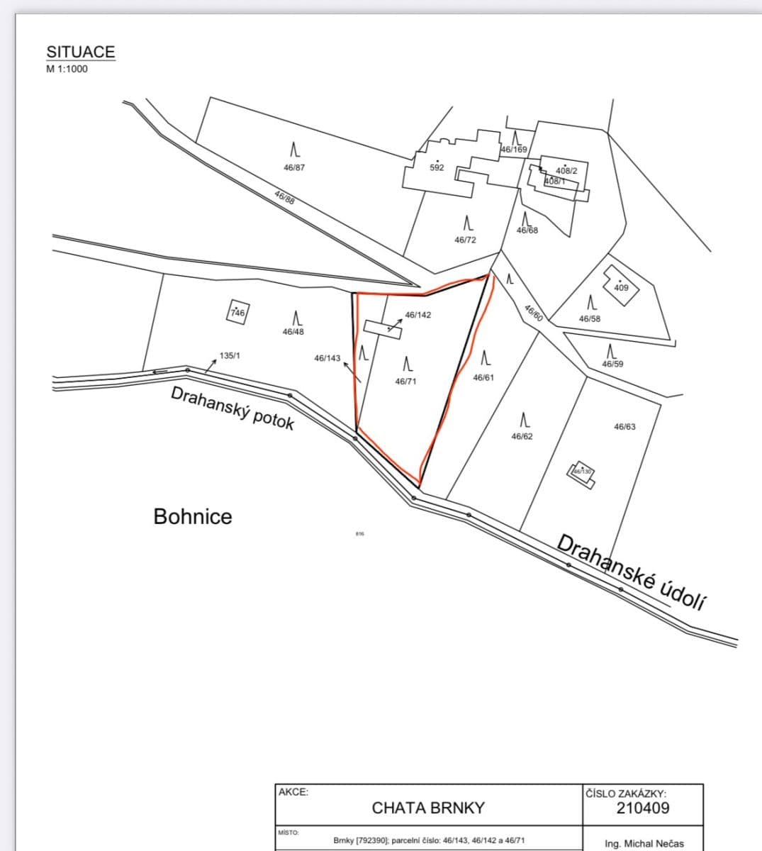 Prodej chaty, chalupy 32 m², pozemek 1.313 m², Draháňské údolí, Zdiby, Středočeský kraj Prodej chaty, chalupy 32 m², pozemek 1.313 m², Draháňské údolí, Zdiby, Středočeský kraj