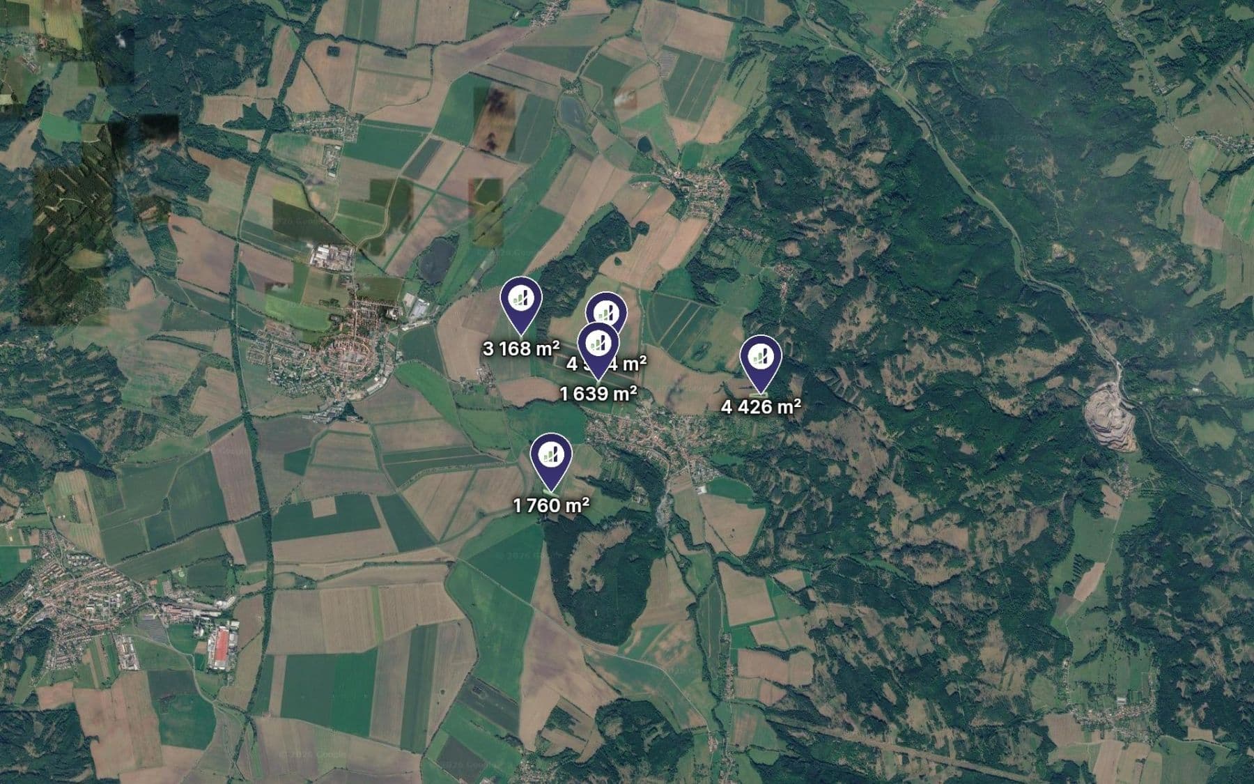 Prodej pozemku 15.527 m², Jaroměřice, Pardubický kraj Prodej pozemku 15.527 m², Jaroměřice, Pardubický kraj