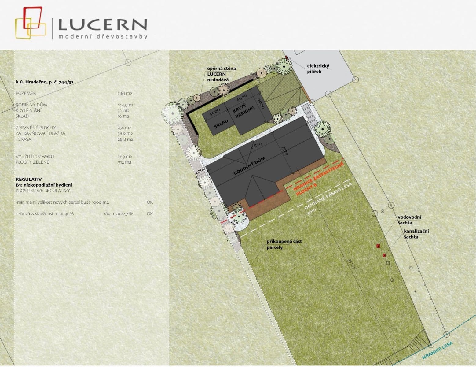 Prodej pozemku 1.181 m², Hradečno, Středočeský kraj Prodej pozemku 1.181 m², Hradečno, Středočeský kraj