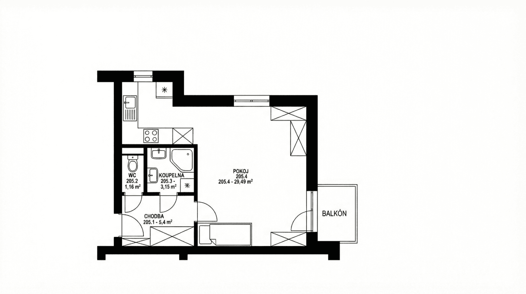 Pronájem bytu 1+kk 40 m², Vilová, Jirny, Středočeský kraj Pronájem bytu 1+kk 40 m², Vilová, Jirny, Středočeský kraj