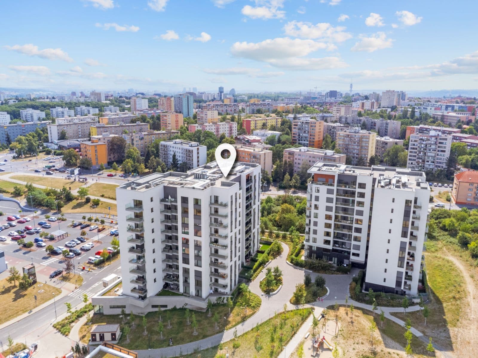 Pronájem bytu 1+kk 34 m², V Třešňovce, Praha, Praha Pronájem bytu 1+kk 34 m², V Třešňovce, Praha, Praha