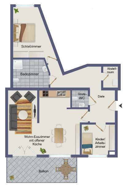 Pronájem bytu 3+1 97 m², Untergrüner Straße 172, Iserlohn, Severní Porýní-Vestfálsko Pronájem bytu 3+1 97 m², Untergrüner Straße 172, Iserlohn, Severní Porýní-Vestfálsko