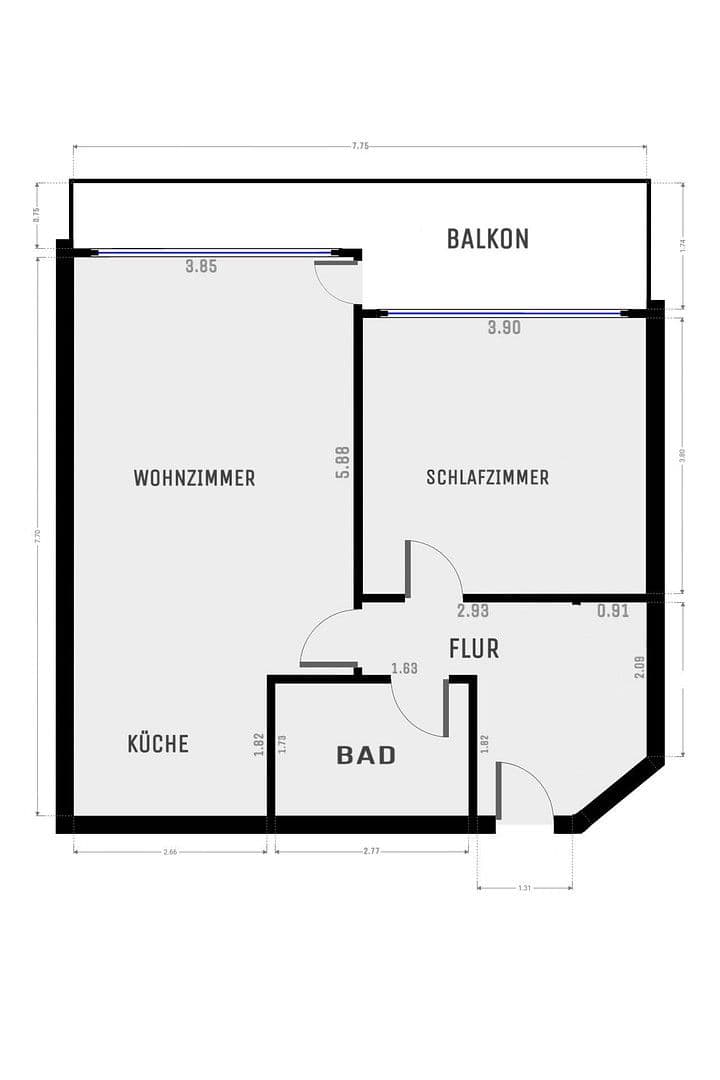 Prodej bytu 2+1 60 m², Berlin, Berlín Prodej bytu 2+1 60 m², Berlin, Berlín