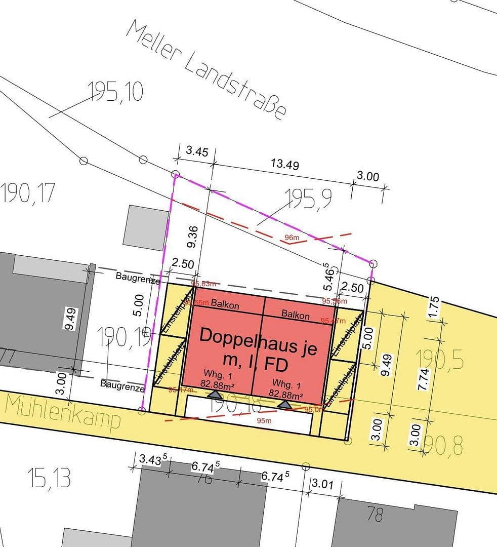 Pronájem domu 100 m², pozemek 150 m², Am Mühlenkamp 81, Osnabrück, Dolní Sasko Pronájem domu 100 m², pozemek 150 m², Am Mühlenkamp 81, Osnabrück, Dolní Sasko