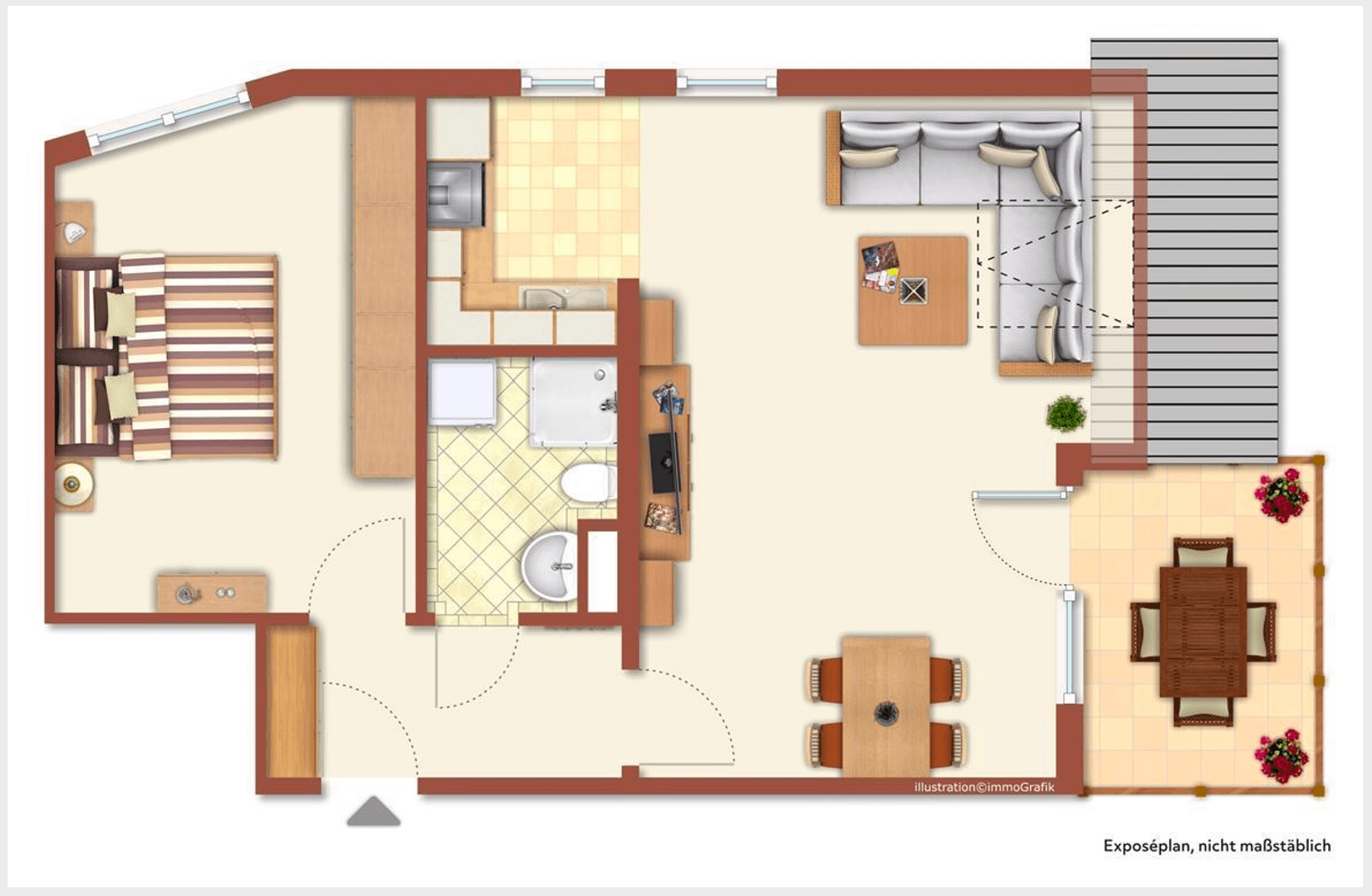 Pronájem bytu 2+kk 53 m², Brunnenstraße 31, Böblingen, Bádensko-Württembersko Pronájem bytu 2+kk 53 m², Brunnenstraße 31, Böblingen, Bádensko-Württembersko