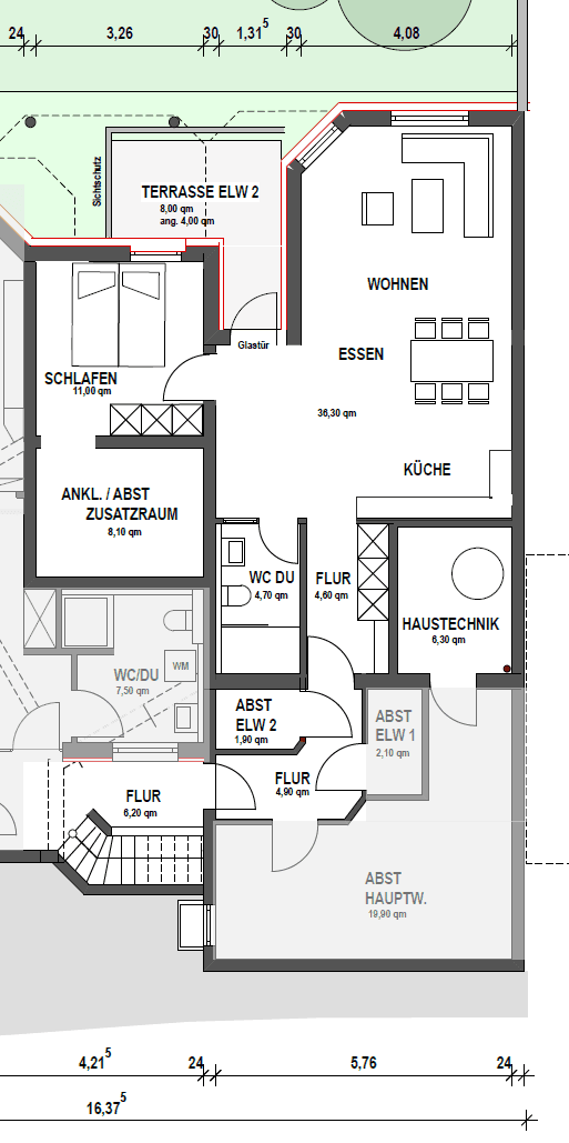 Pronájem bytu 2+kk 69 m², Erdmannhausen, Bádensko-Württembersko Pronájem bytu 2+kk 69 m², Erdmannhausen, Bádensko-Württembersko