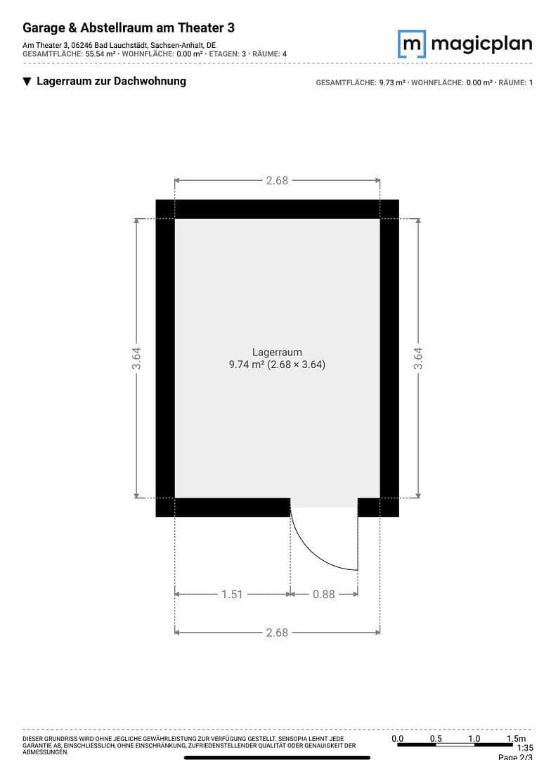 Pronájem bytu 1+1 71 m², Am Theater 3, Goethestadt Bad Lauchstädt, Sasko-Anhaltsko Pronájem bytu 1+1 71 m², Am Theater 3, Goethestadt Bad Lauchstädt, Sasko-Anhaltsko
