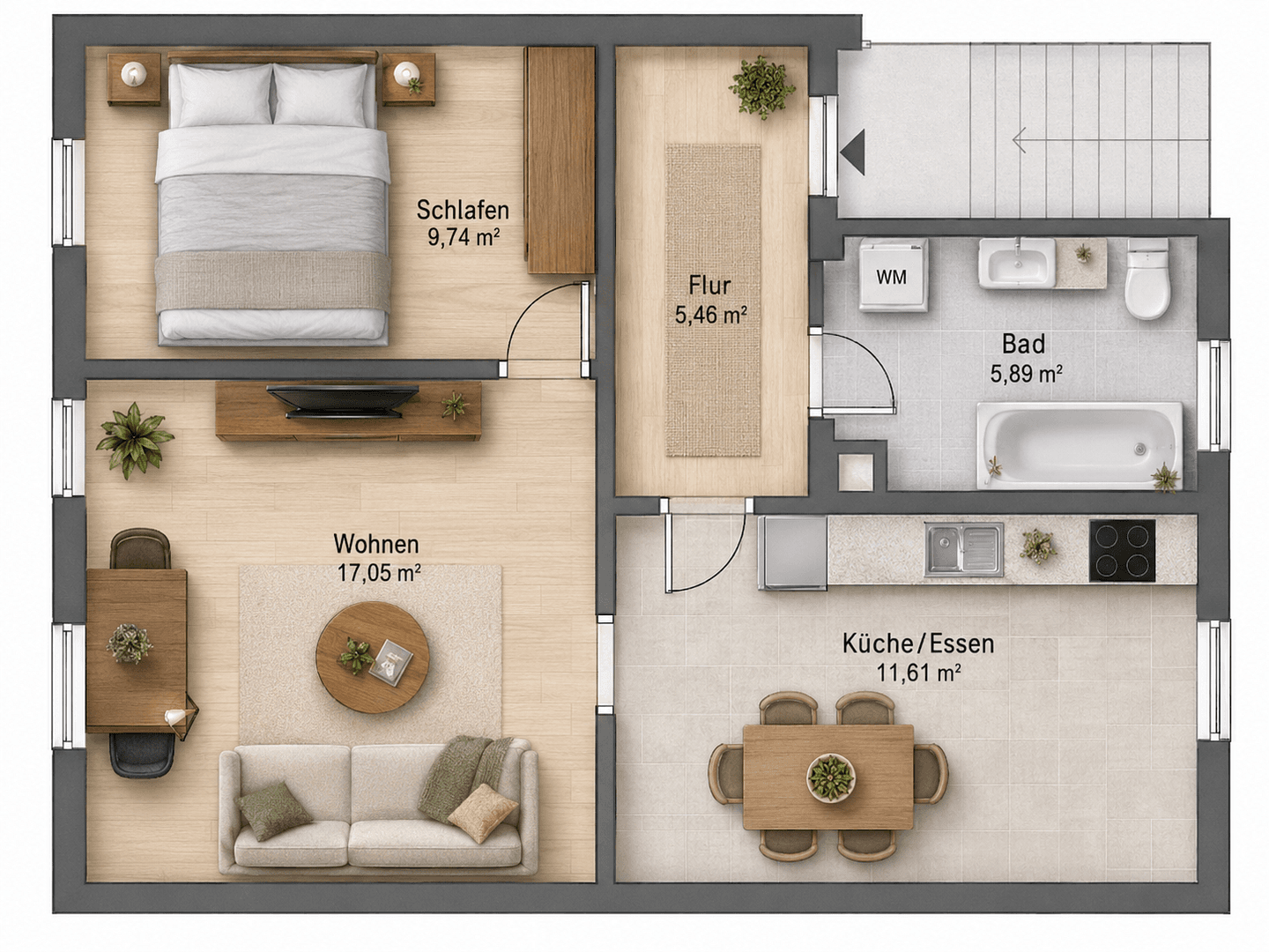 Pronájem bytu 2+1 50 m², Lindenthaler Hauptstraße 79, Leipzig, Sasko Pronájem bytu 2+1 50 m², Lindenthaler Hauptstraße 79, Leipzig, Sasko