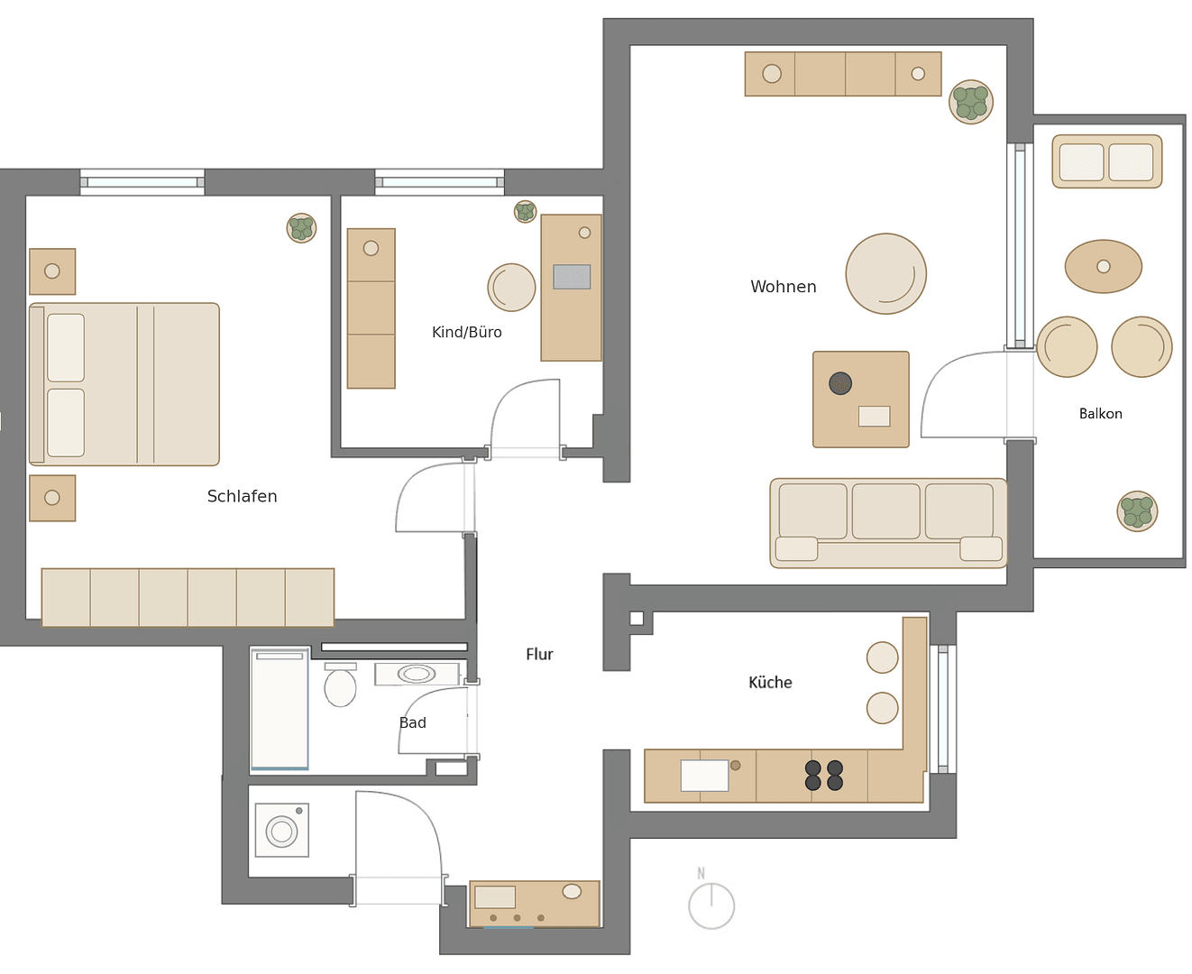Prodej bytu 2+kk 77 m², München, Bavorsko Prodej bytu 2+kk 77 m², München, Bavorsko