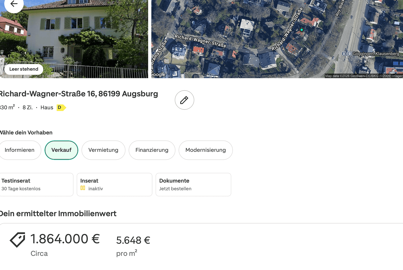 Prodej domu 330 m², pozemek 1.000 m², Richard-Wagner-Str. 16, Augsburg, Bavorsko Prodej domu 330 m², pozemek 1.000 m², Richard-Wagner-Str. 16, Augsburg, Bavorsko