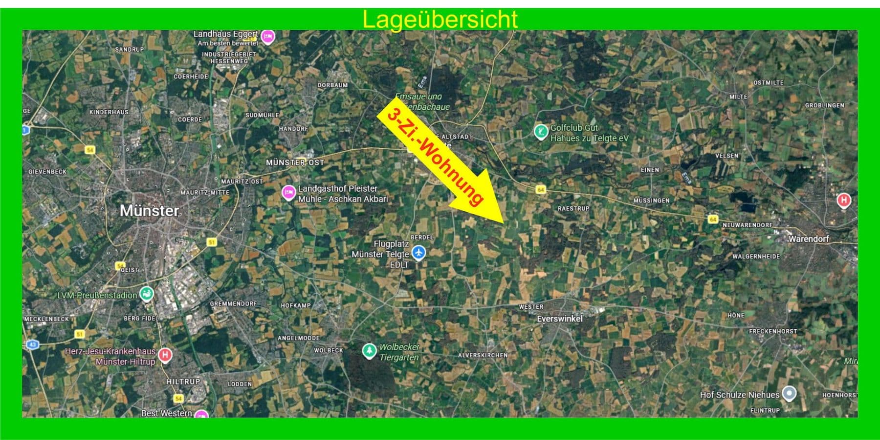 Pronájem bytu 3+1 120 m², Telgte, Severní Porýní-Vestfálsko Pronájem bytu 3+1 120 m², Telgte, Severní Porýní-Vestfálsko
