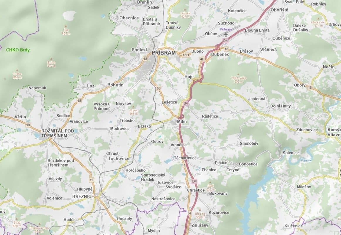 Prodej pozemku 6.184 m², Vrančice, Středočeský kraj Prodej pozemku 6.184 m², Vrančice, Středočeský kraj