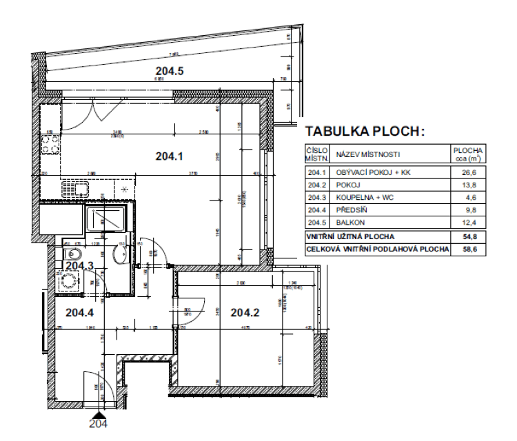 Pronájem bytu 2+kk 55 m², Gerstelova, Praha, Praha Pronájem bytu 2+kk 55 m², Gerstelova, Praha, Praha