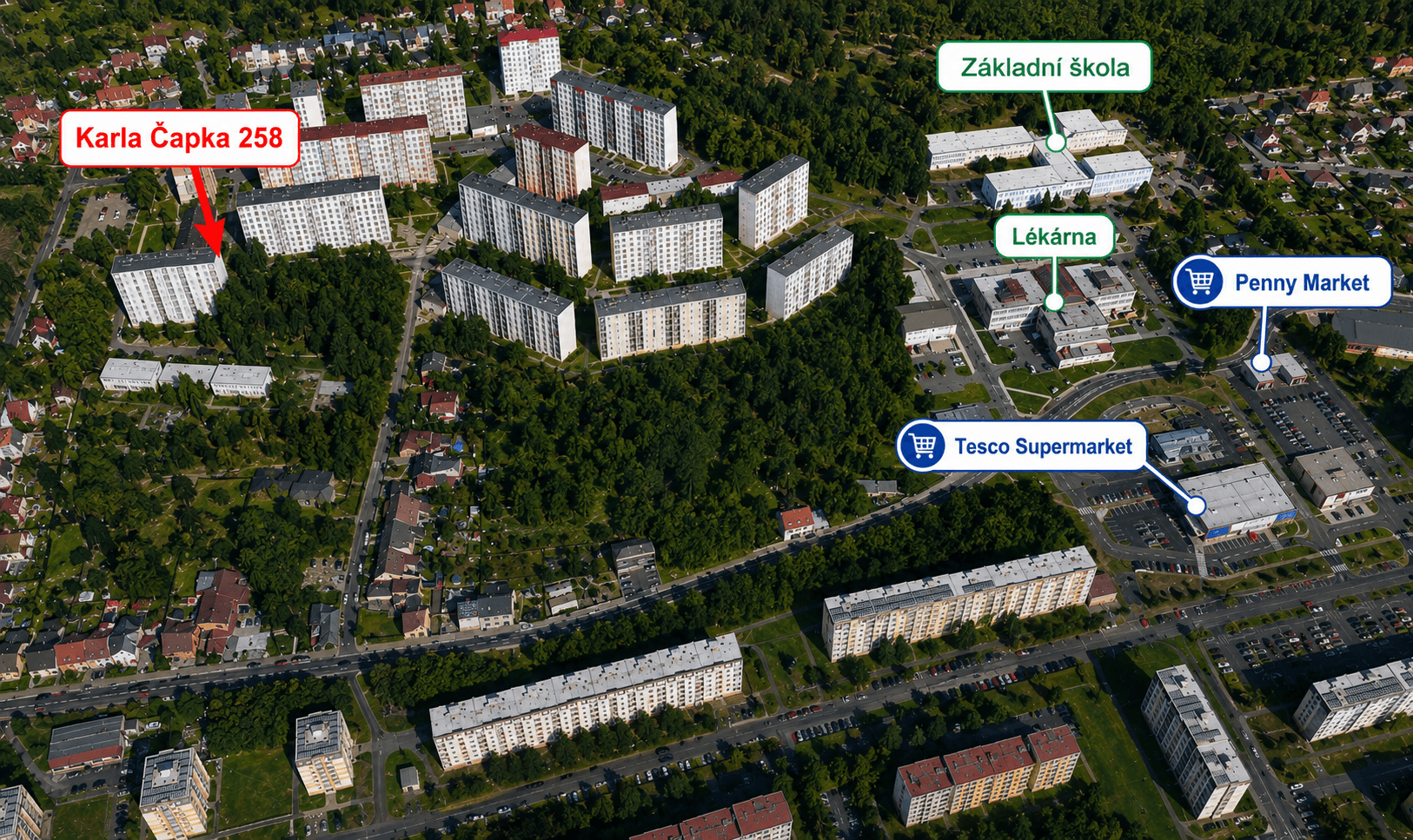 Prodej bytu 2+1 61 m², Karla Čapka, Krupka, Ústecký kraj Prodej bytu 2+1 61 m², Karla Čapka, Krupka, Ústecký kraj