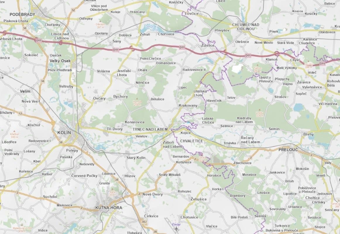 Prodej pozemku 23.017 m², Týnec nad Labem, Středočeský kraj Prodej pozemku 23.017 m², Týnec nad Labem, Středočeský kraj