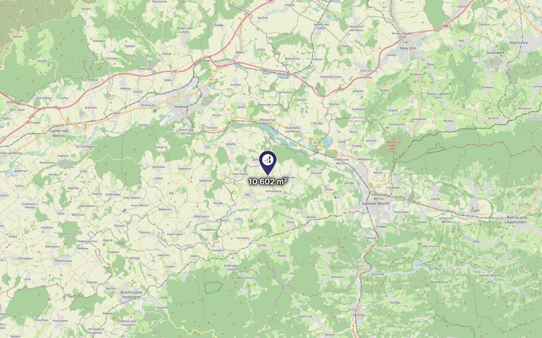 Prodej pozemku 6.784 m², Kelč, Zlínský kraj Prodej pozemku 6.784 m², Kelč, Zlínský kraj