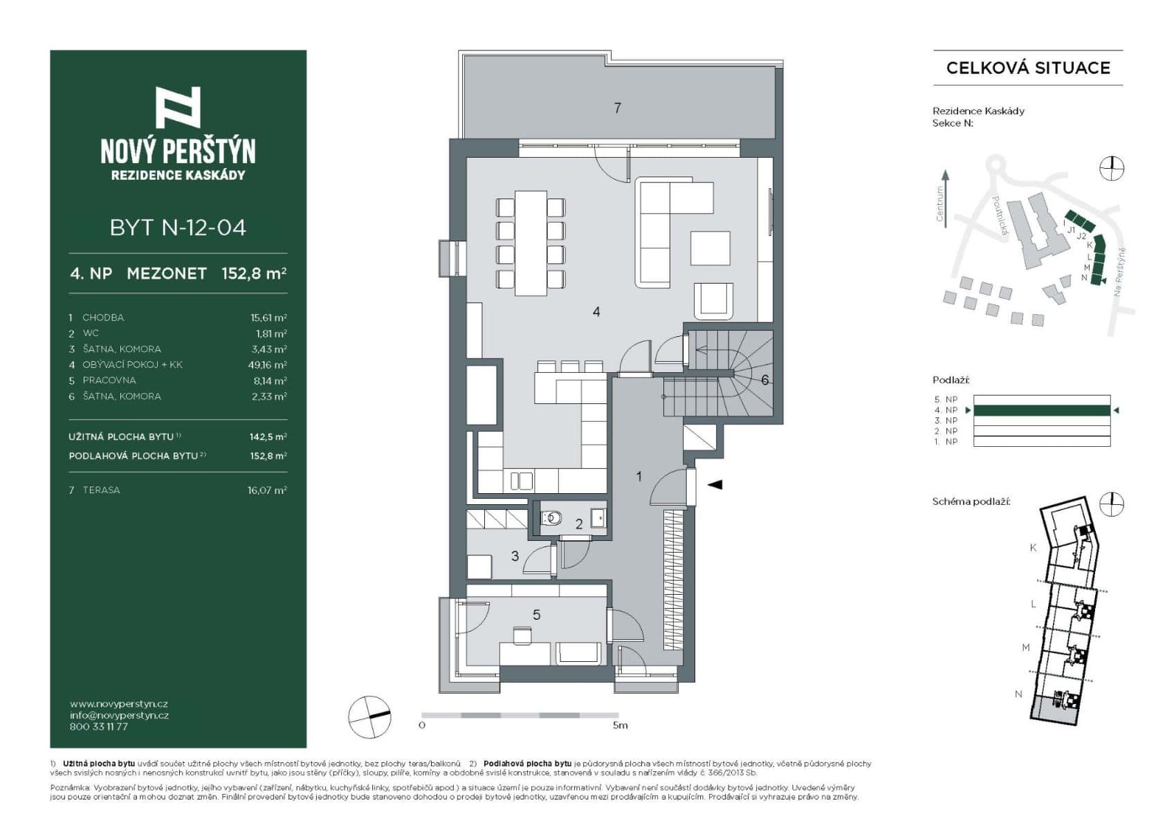 Pronájem bytu 5+kk 153 m², Na Perštýně, Liberec, Liberecký kraj Pronájem bytu 5+kk 153 m², Na Perštýně, Liberec, Liberecký kraj